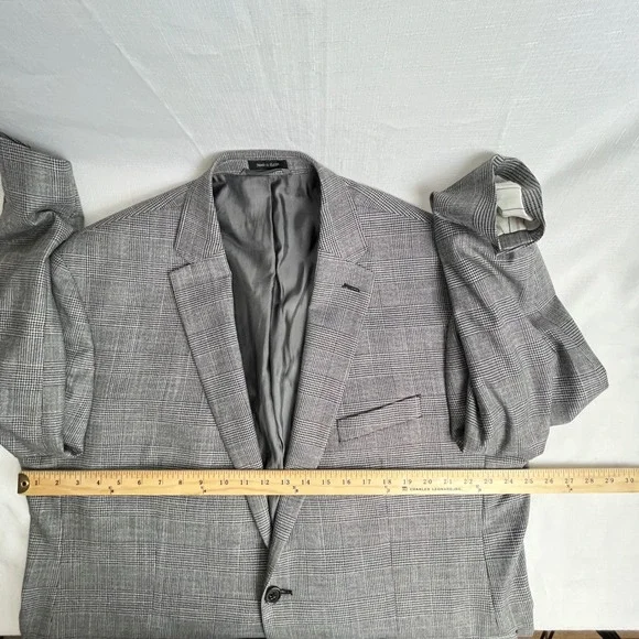 Lauren Ralph Lauren 48R Gray Glen Plaid Sport Coat Blazer Mens NWOT Classic